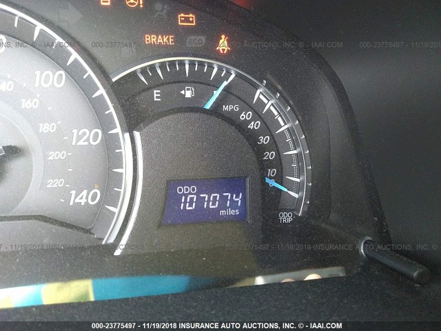 4T1BF1FK6DU668353 - 2013 TOYOTA CAMRY L/SE/LE/XLE BLACK photo 7