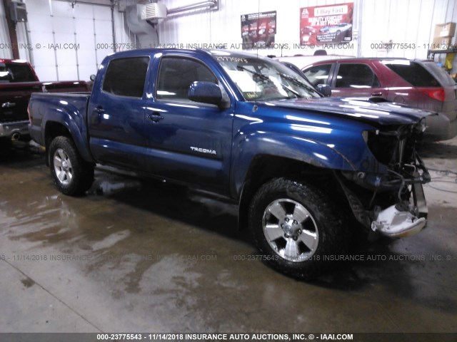 5TELU42NX5Z114323 - 2005 TOYOTA TACOMA DOUBLE CAB 蓝色 照片 1