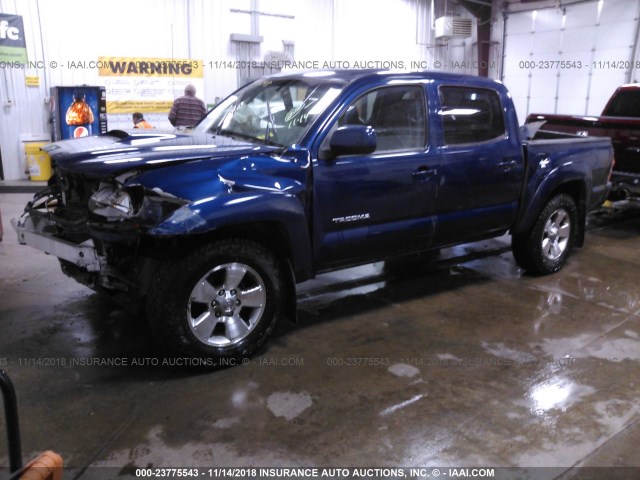 5TELU42NX5Z114323 - 2005 TOYOTA TACOMA DOUBLE CAB 蓝色 照片 2