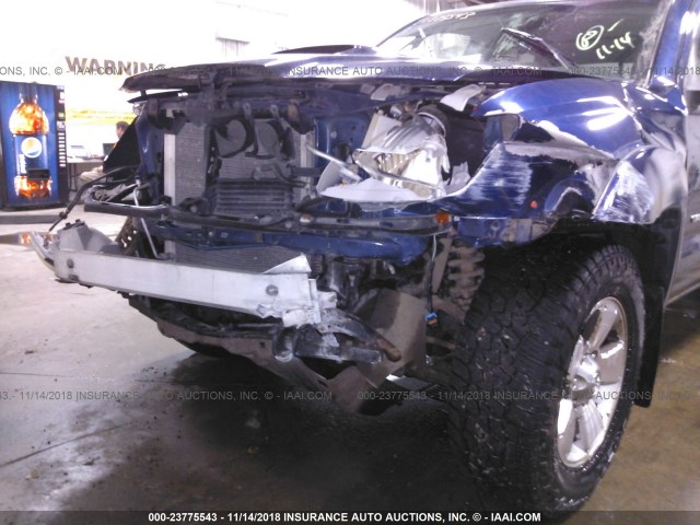 5TELU42NX5Z114323 - 2005 TOYOTA TACOMA DOUBLE CAB 蓝色 照片 6