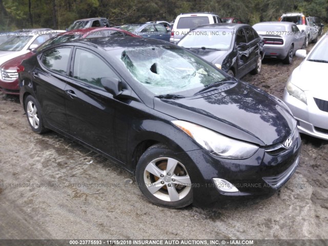 5NPDH4AE3DH410649 - 2013 HYUNDAI ELANTRA GLS/LIMITED BLACK photo 1