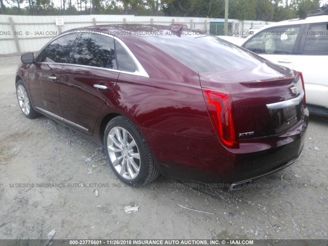 2G61M5S32G9144391 - 2016 CADILLAC XTS LUXURY COLLECTION BURGUNDY photo 3