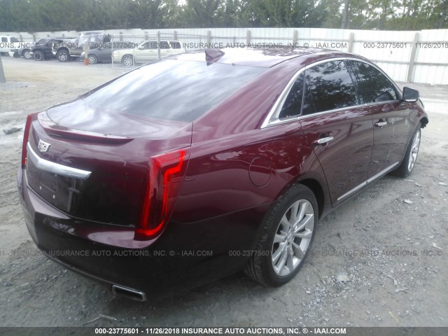 2G61M5S32G9144391 - 2016 CADILLAC XTS LUXURY COLLECTION BURGUNDY photo 4