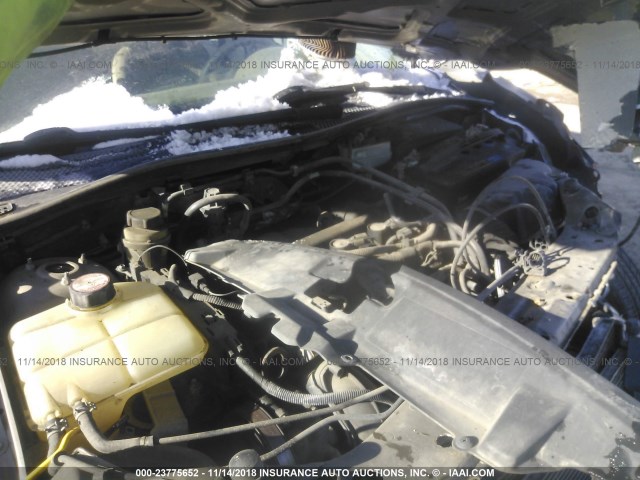 1FAFP34N25W209084 - 2005 FORD FOCUS ZX4 TAN photo 10