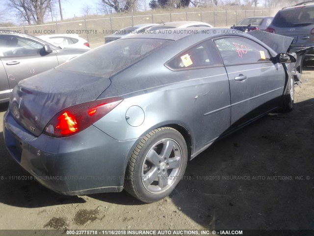 1G2ZH158464145486 - 2006 PONTIAC G6 GT BLUE photo 4