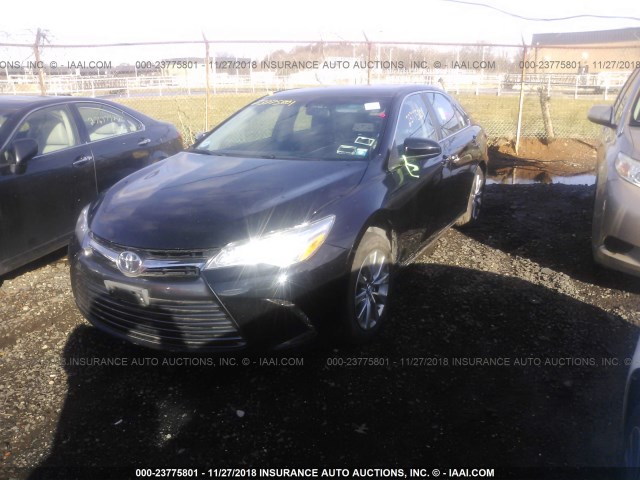 4T4BF1FK0GR576875 - 2016 TOYOTA CAMRY LE/XLE/SE/XSE BLACK photo 2