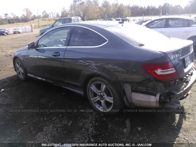 WDDGJ4HB6DG056004 - 2013 MERCEDES-BENZ C 250 GRAY photo 3