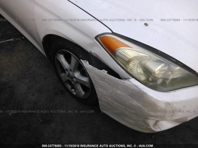 4T1CA38P74U027221 - 2004 TOYOTA CAMRY SOLARA SE/SLE თეთრი ფოტო 6