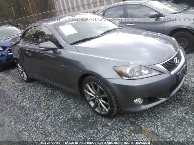 JTHFF2C23D2528318 - 2013 LEXUS IS 250 GRAY photo 1