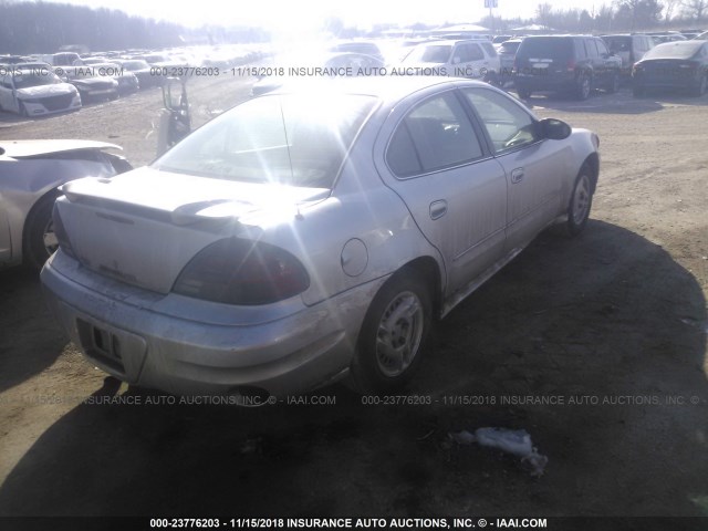 1G2NF52E74M670965 - 2004 PONTIAC GRAND AM SE1 SILVER photo 4