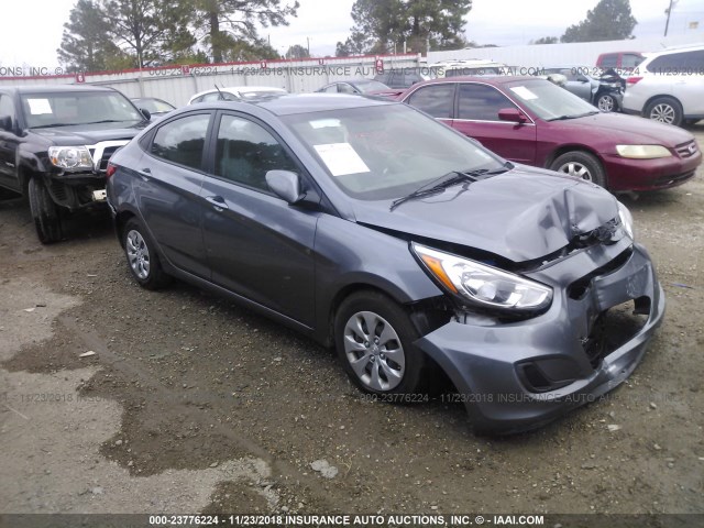 KMHCT4AE6HU200614 - 2017 HYUNDAI ACCENT SE GRAY photo 1