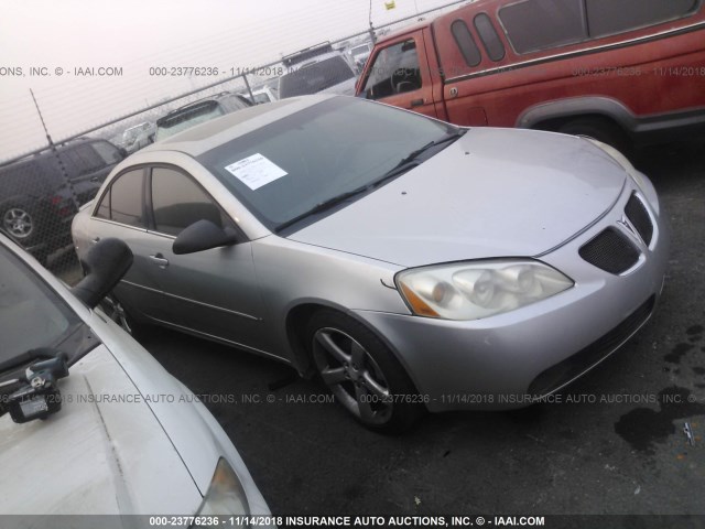 1G2ZH58N174243014 - 2007 PONTIAC G6 GT SILVER photo 1