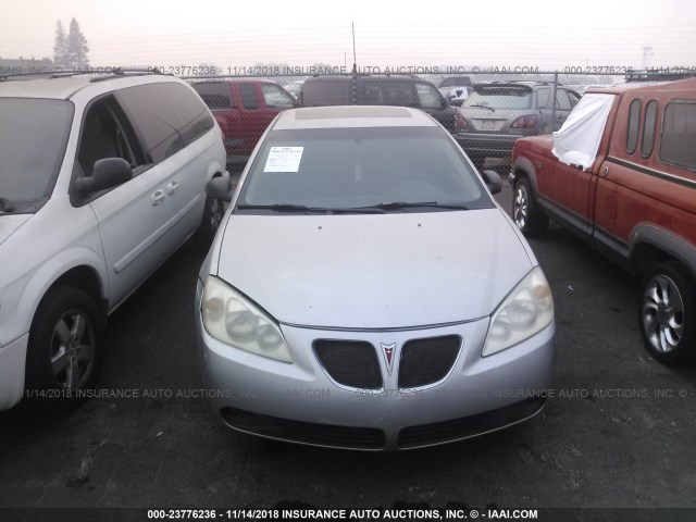 1G2ZH58N174243014 - 2007 PONTIAC G6 GT SILVER photo 6