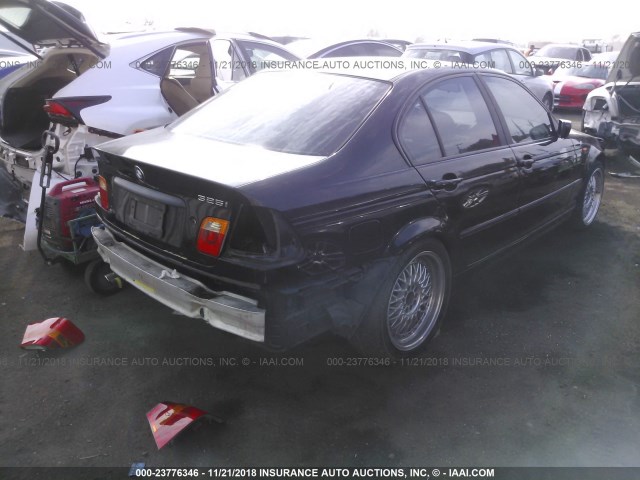 WBAAZ33444KP90209 - 2004 BMW 325 IS SULEV BLACK photo 4