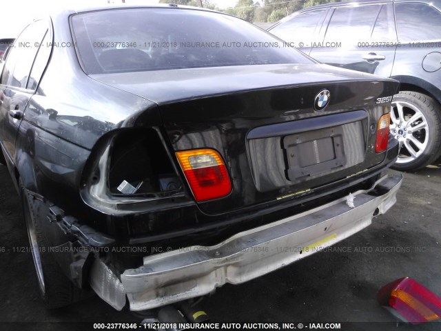 WBAAZ33444KP90209 - 2004 BMW 325 IS SULEV BLACK photo 6