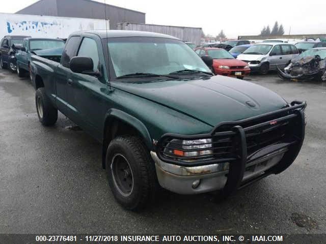 1B7GG22Y2XS159626 - 1999 DODGE DAKOTA GREEN photo 1