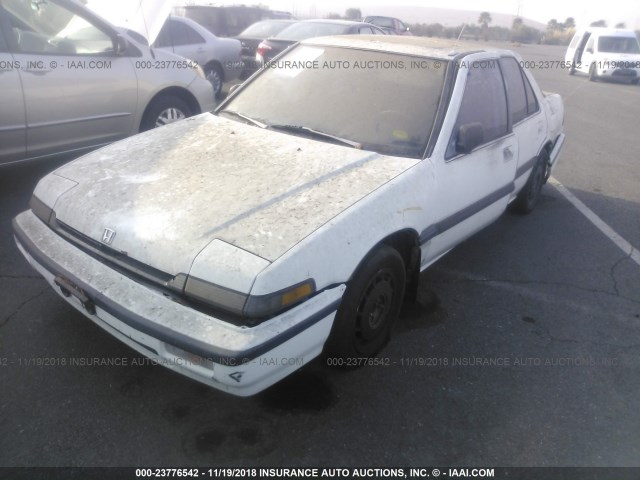 JHMCA5542JC064929 - 1988 HONDA ACCORD LXI WHITE photo 2