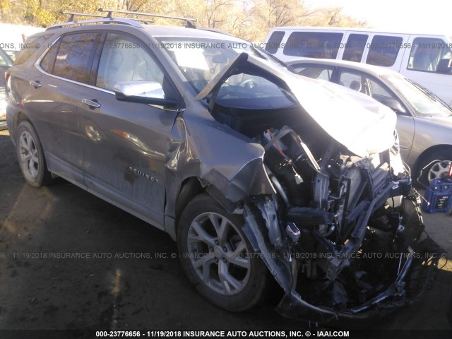 3GNAXVEV1JL120788 - 2018 CHEVROLET EQUINOX PREMIER GRAY photo 1