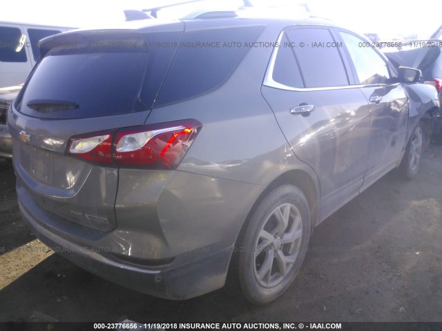 3GNAXVEV1JL120788 - 2018 CHEVROLET EQUINOX PREMIER GRAY photo 4