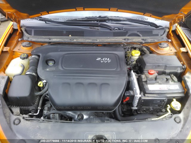 1C3CDFBA4DD338420 - 2013 DODGE DART SXT ORANGE photo 10