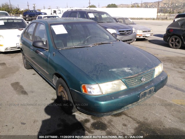 1N4AB41D7VC760218 - 1997 NISSAN SENTRA XE/GXE/GLE/BASE GREEN photo 1