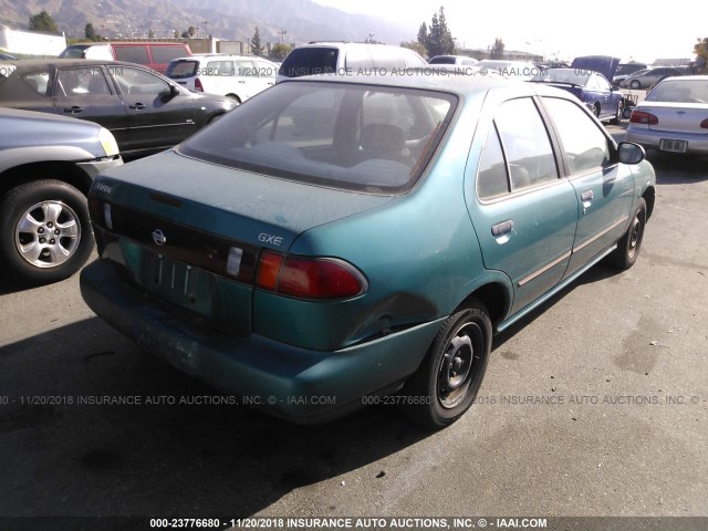 1N4AB41D7VC760218 - 1997 NISSAN SENTRA XE/GXE/GLE/BASE GREEN photo 4