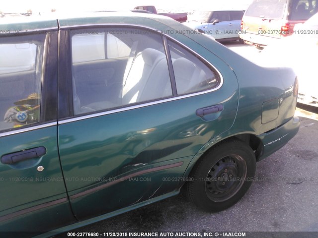 1N4AB41D7VC760218 - 1997 NISSAN SENTRA XE/GXE/GLE/BASE GREEN photo 6