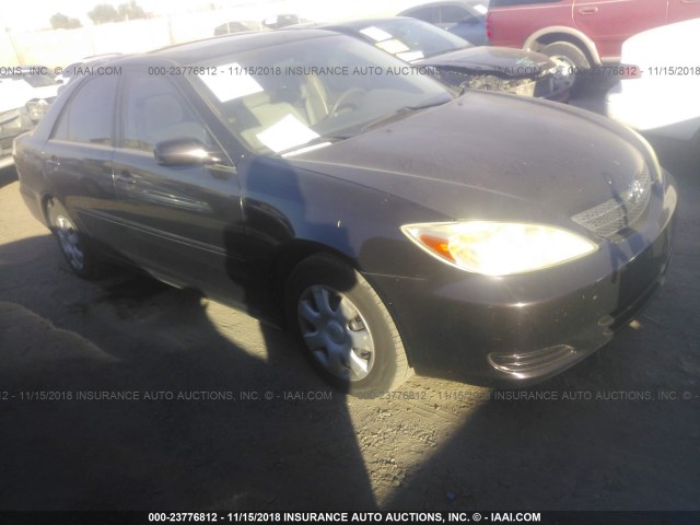 4T1BE32K83U776427 - 2003 TOYOTA CAMRY LE/XLE/SE BLACK photo 1