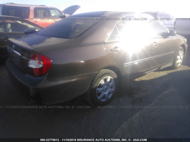 4T1BE32K83U776427 - 2003 TOYOTA CAMRY LE/XLE/SE BLACK photo 4