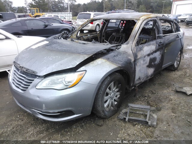 1C3CCBBG7DN533843 - 2013 CHRYSLER 200 TOURING SILVER photo 2