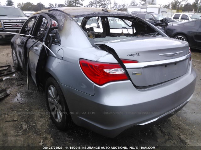 1C3CCBBG7DN533843 - 2013 CHRYSLER 200 TOURING SILVER photo 3