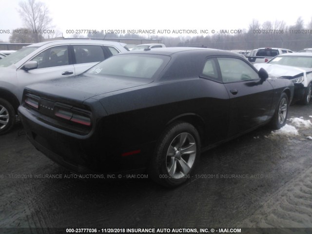 2C3CDZAG8FH850002 - 2015 DODGE CHALLENGER SXT BLACK photo 4