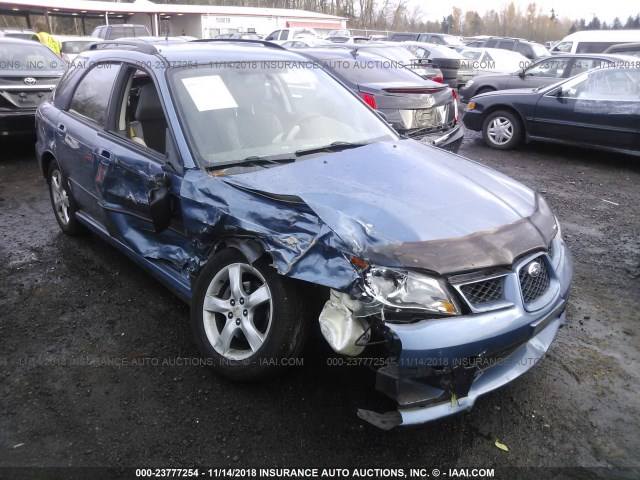 JF1GG61637H812751 - 2007 SUBARU IMPREZA 2.5I BLUE photo 1