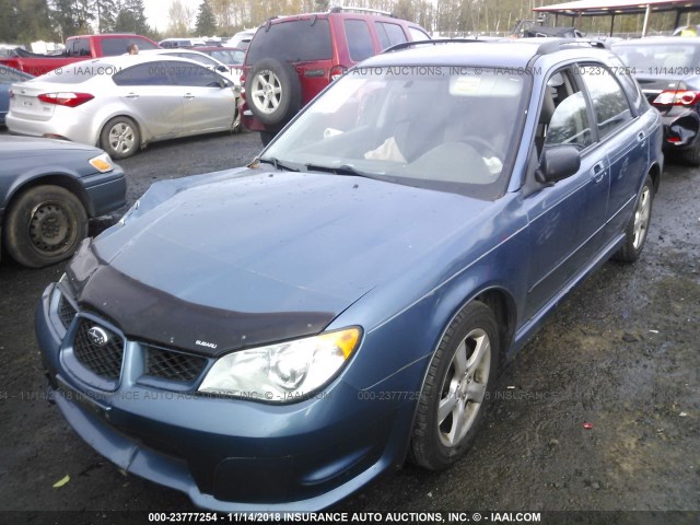 JF1GG61637H812751 - 2007 SUBARU IMPREZA 2.5I BLUE photo 2