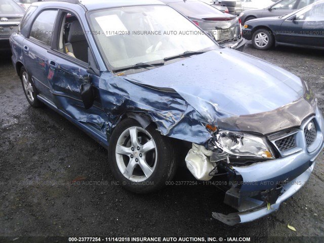 JF1GG61637H812751 - 2007 SUBARU IMPREZA 2.5I BLUE photo 6