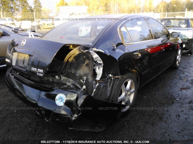 1N4BL11E93C179597 - 2003 NISSAN ALTIMA SE BLACK photo 4