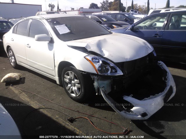 1N4AL2AP8CN569436 - 2012 NISSAN ALTIMA S WHITE photo 1