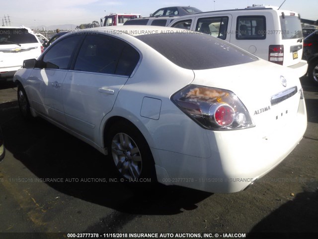1N4AL2AP8CN569436 - 2012 NISSAN ALTIMA S WHITE photo 3