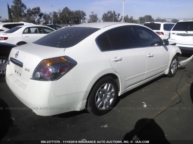 1N4AL2AP8CN569436 - 2012 NISSAN ALTIMA S WHITE photo 4