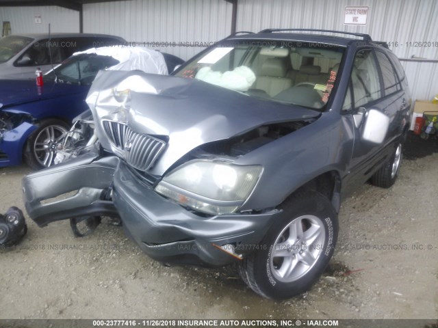 JT6HF10U9Y0100272 - 2000 LEXUS RX 300 BEIGE photo 2