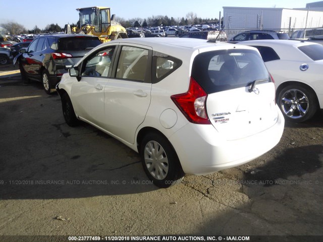 3N1CE2CP0GL393551 - 2016 NISSAN VERSA NOTE S/S PLUS/SV/SL/SR WHITE photo 3