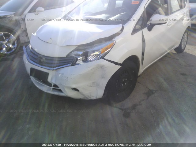 3N1CE2CP0GL393551 - 2016 NISSAN VERSA NOTE S/S PLUS/SV/SL/SR WHITE photo 6