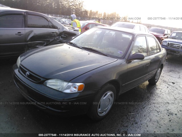 1NXBR18E0XZ209743 - 1999 TOYOTA COROLLA VE/CE/LE 绿色 照片 2