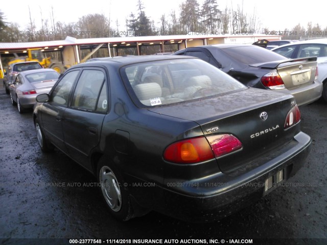 1NXBR18E0XZ209743 - 1999 TOYOTA COROLLA VE/CE/LE 绿色 照片 3