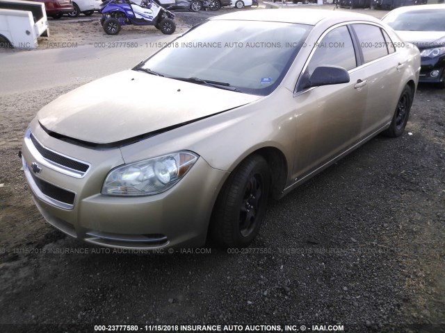1G1ZG57B78F236752 - 2008 CHEVROLET MALIBU LS 金色 照片 2