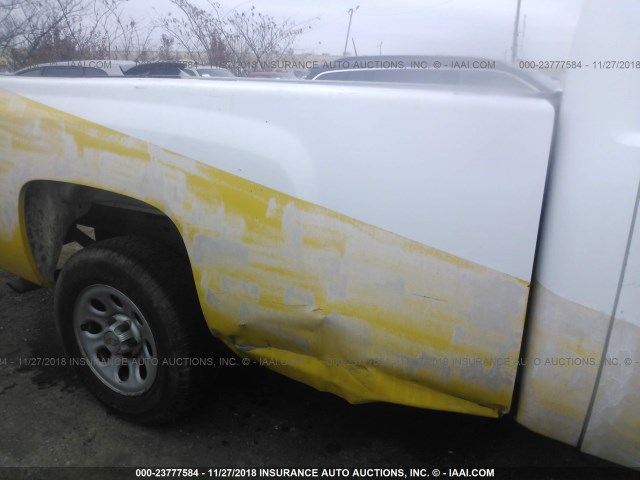 1GCEC14X38Z142165 - 2008 CHEVROLET SILVERADO C1500 WHITE photo 6