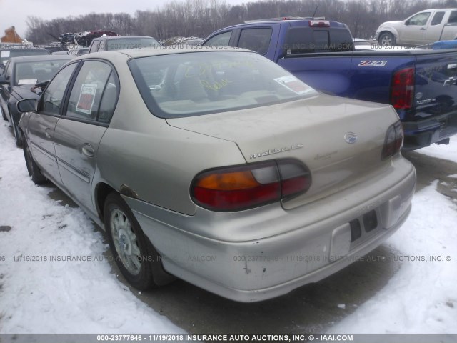 1G1NE52M8W6244787 - 1998 CHEVROLET MALIBU LS 灰色 照片 3