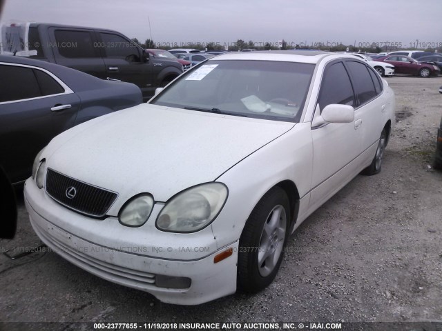 JT8BD68S2X0048615 - 1999 LEXUS GS 300 WHITE photo 2