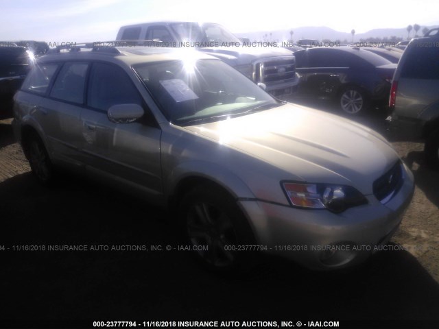 4S4BP86C354328271 - 2005 SUBARU LEGACY OUTBACK H6 R LL BEAN CREAM photo 1