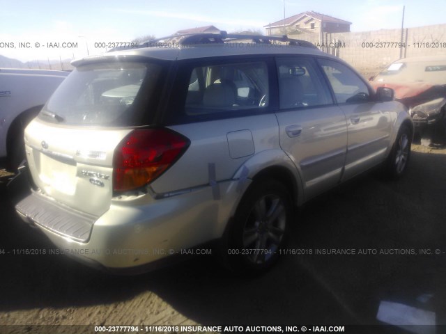 4S4BP86C354328271 - 2005 SUBARU LEGACY OUTBACK H6 R LL BEAN CREAM photo 4